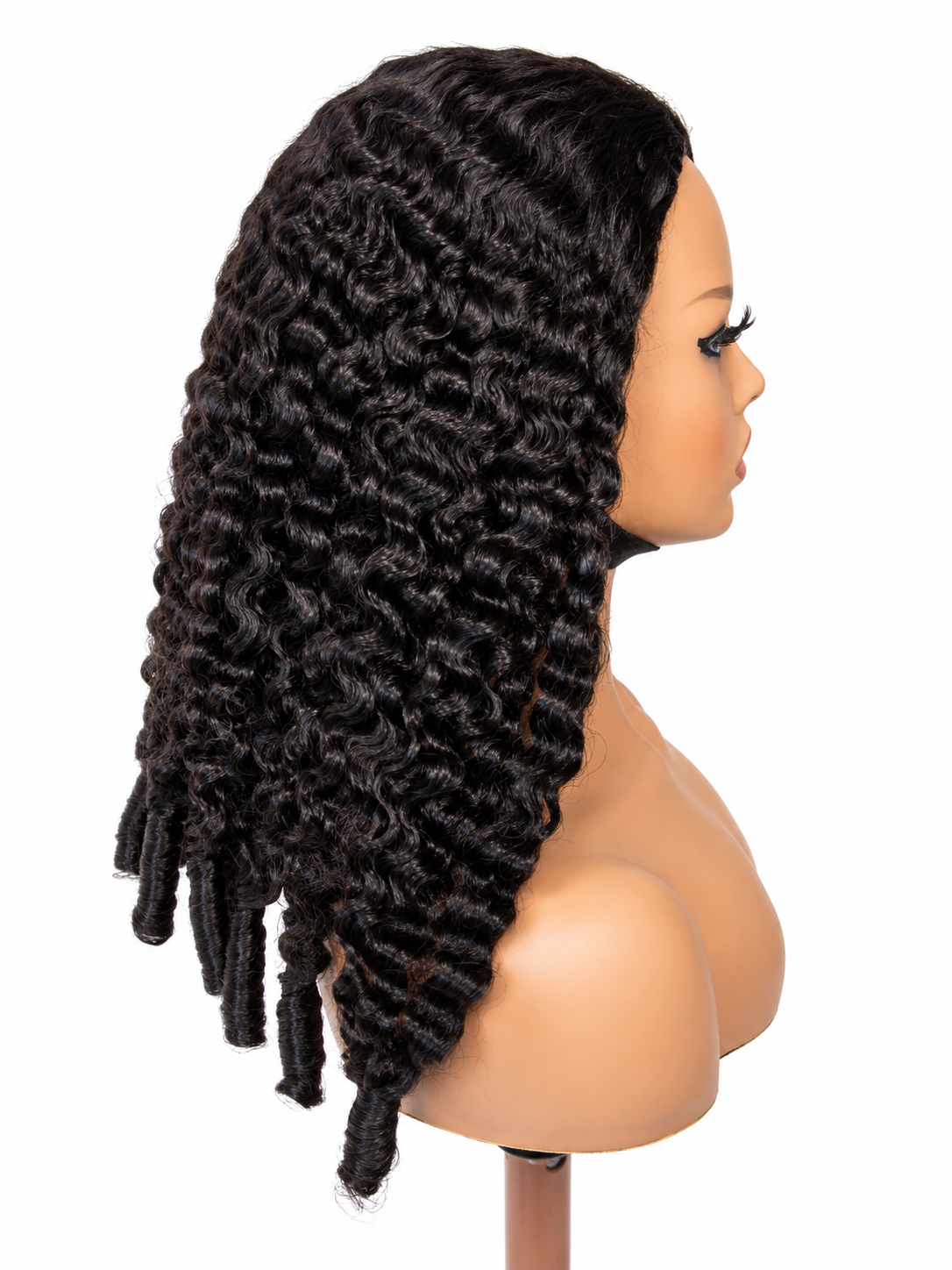 100% Human Hair Burmese Half Wig