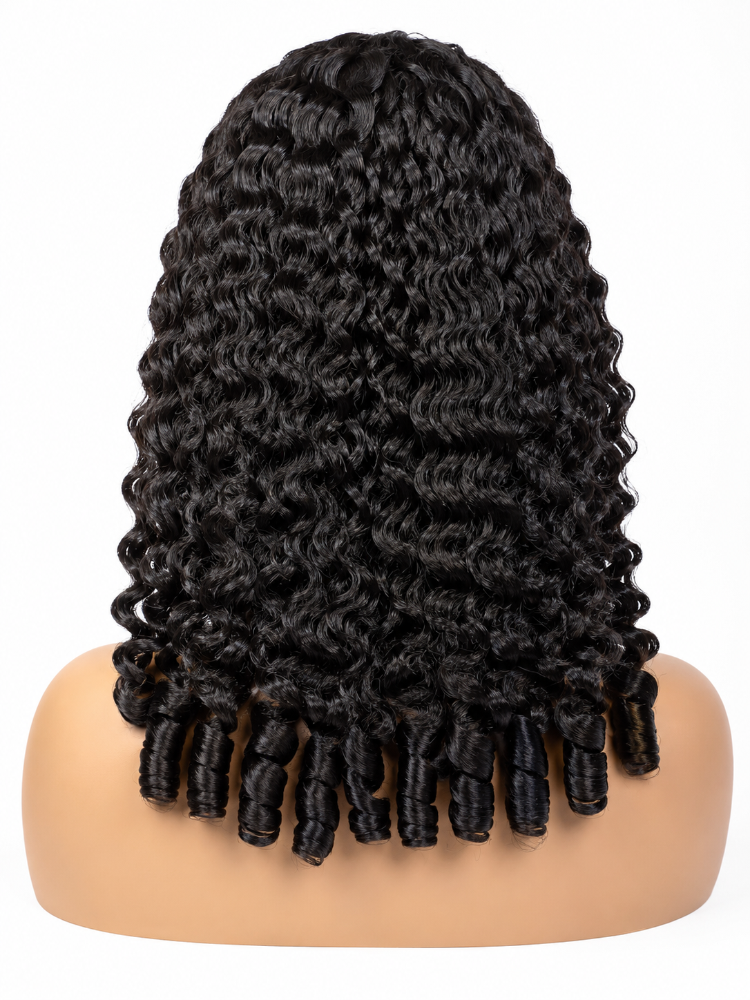 100% Human Hair Burmese Half Wig