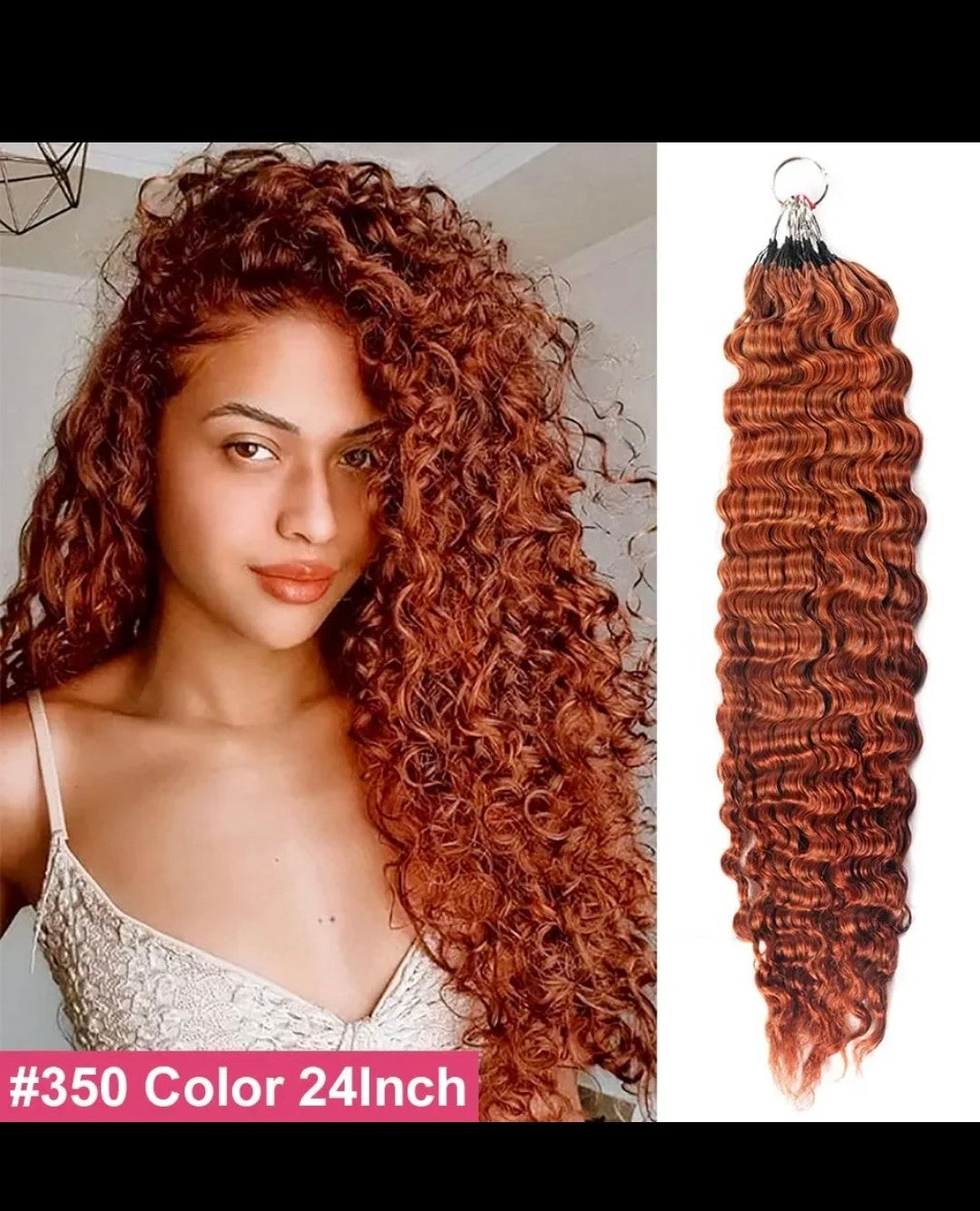 Human Hair Bulk P427 – Highlighted Deep Wave