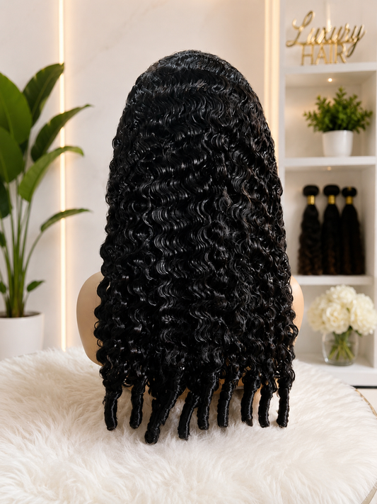 100% Human Hair Burmese Half Wig