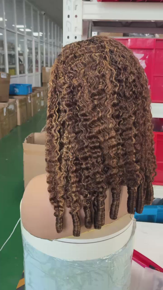 100% Human Hair Burmese Half Wig